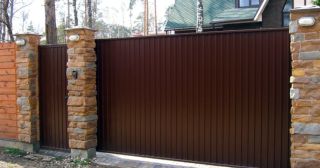 Купить откатные ворота консольные Апатиты, цена от 2856 руб.